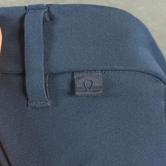 Lululemon Pants Mens 34x31 Blue Commission Slim Fit Stretch Chino Casual - Picture 6 of 16